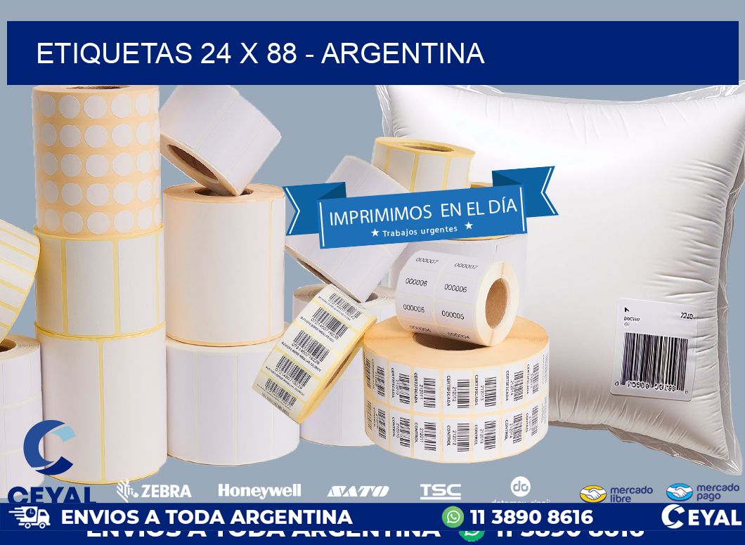 ETIQUETAS 24 x 88 - ARGENTINA