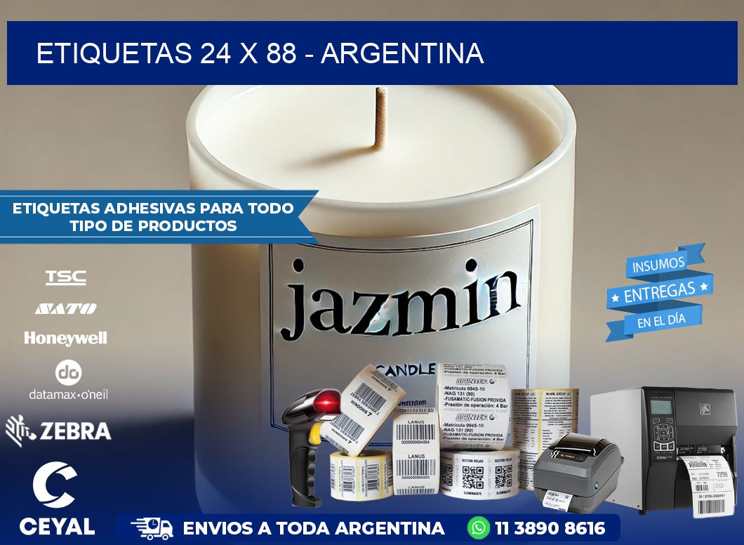 ETIQUETAS 24 x 88 – ARGENTINA