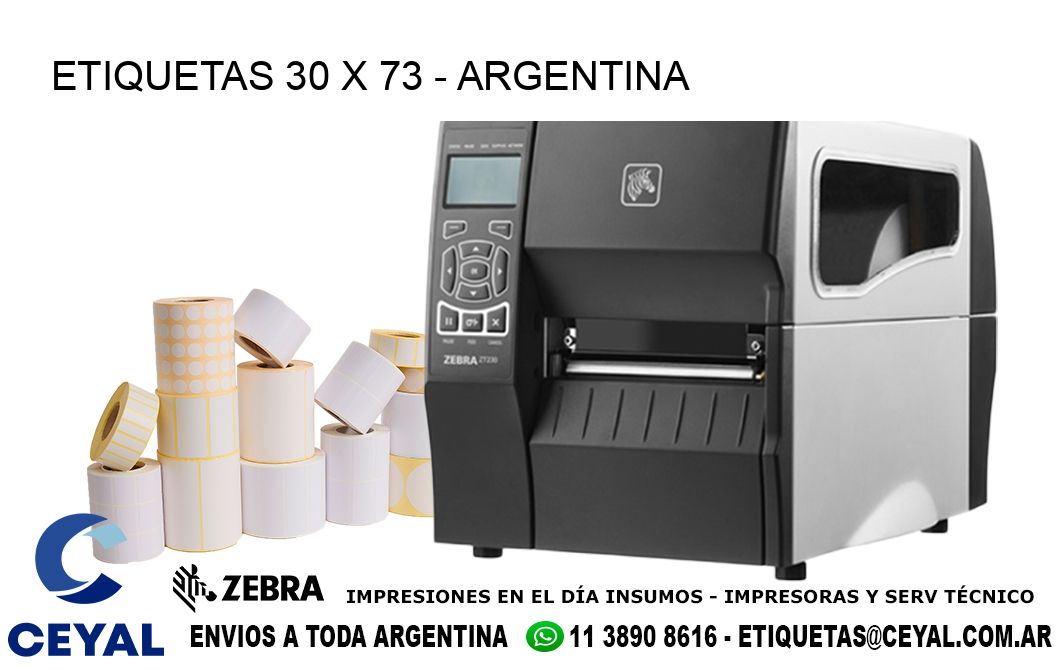 ETIQUETAS 30 x 73 - ARGENTINA