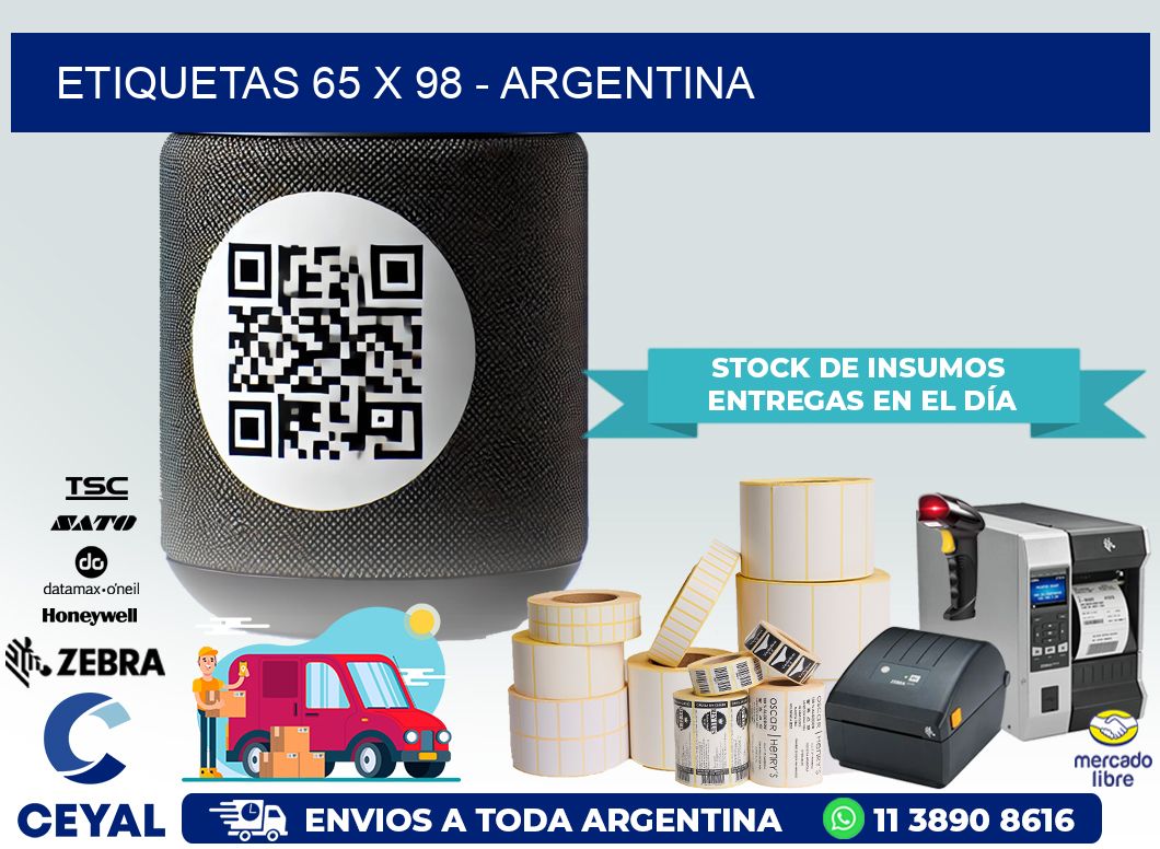 ETIQUETAS 65 x 98 – ARGENTINA