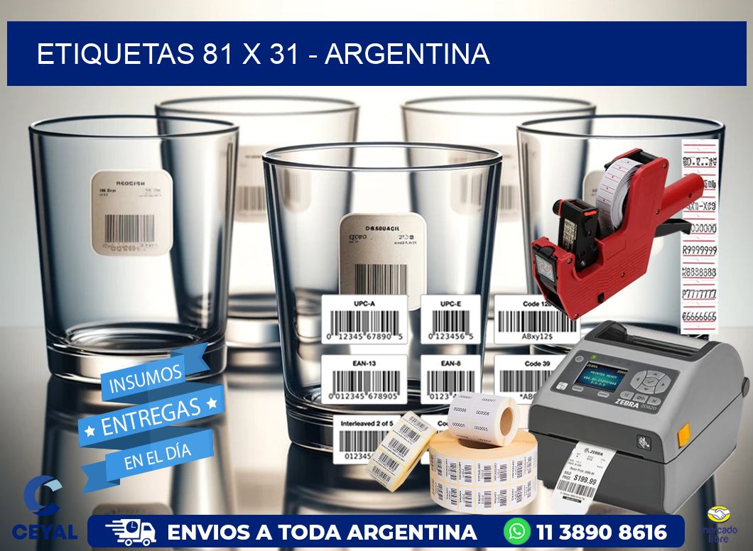 ETIQUETAS 81 x 31 – ARGENTINA