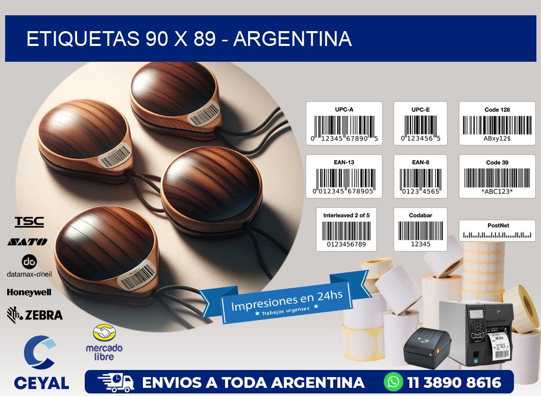 ETIQUETAS 90 x 89 - ARGENTINA