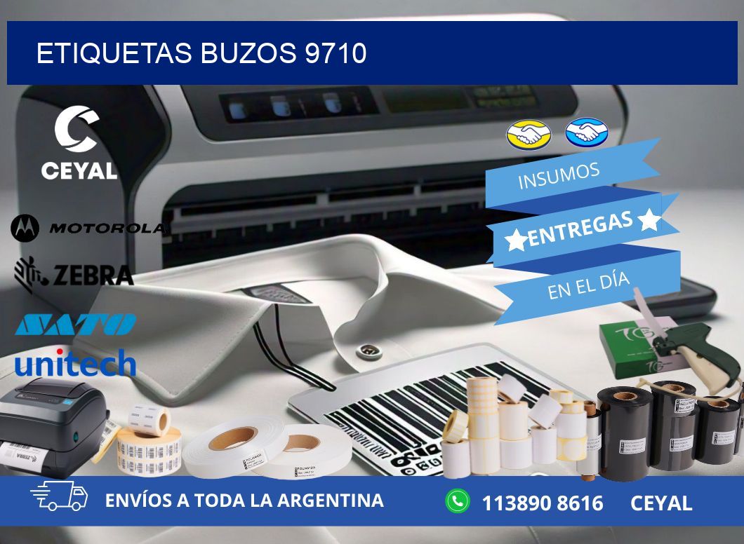 ETIQUETAS BUZOS 9710