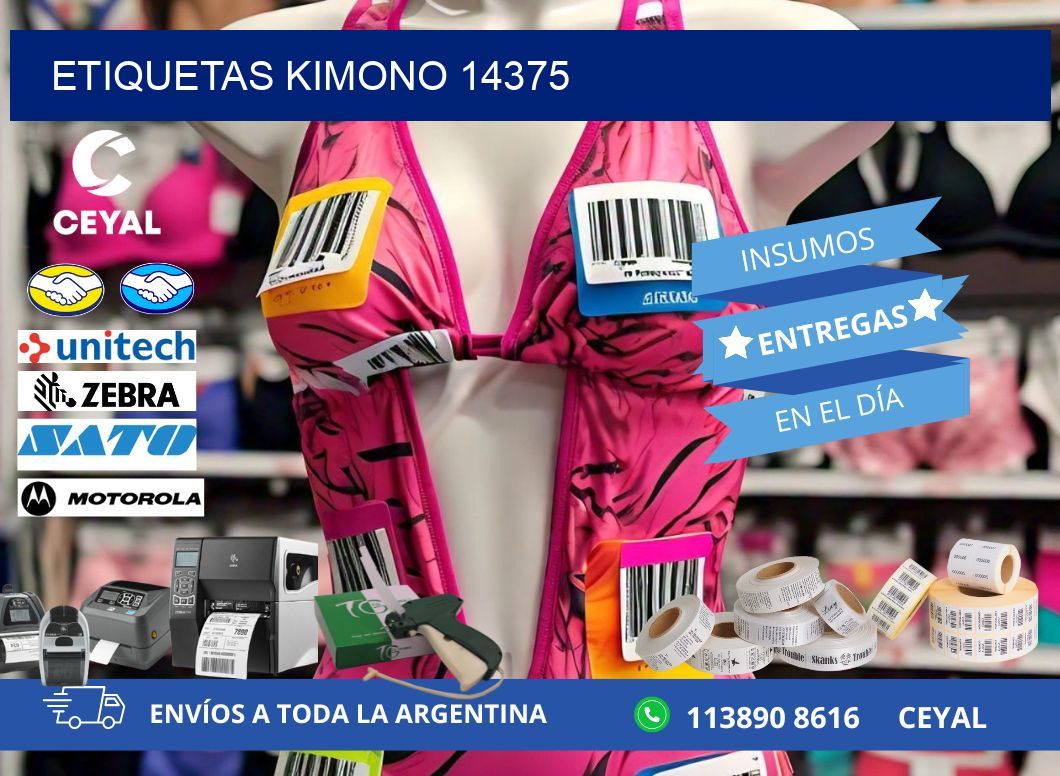 ETIQUETAS KIMONO 14375