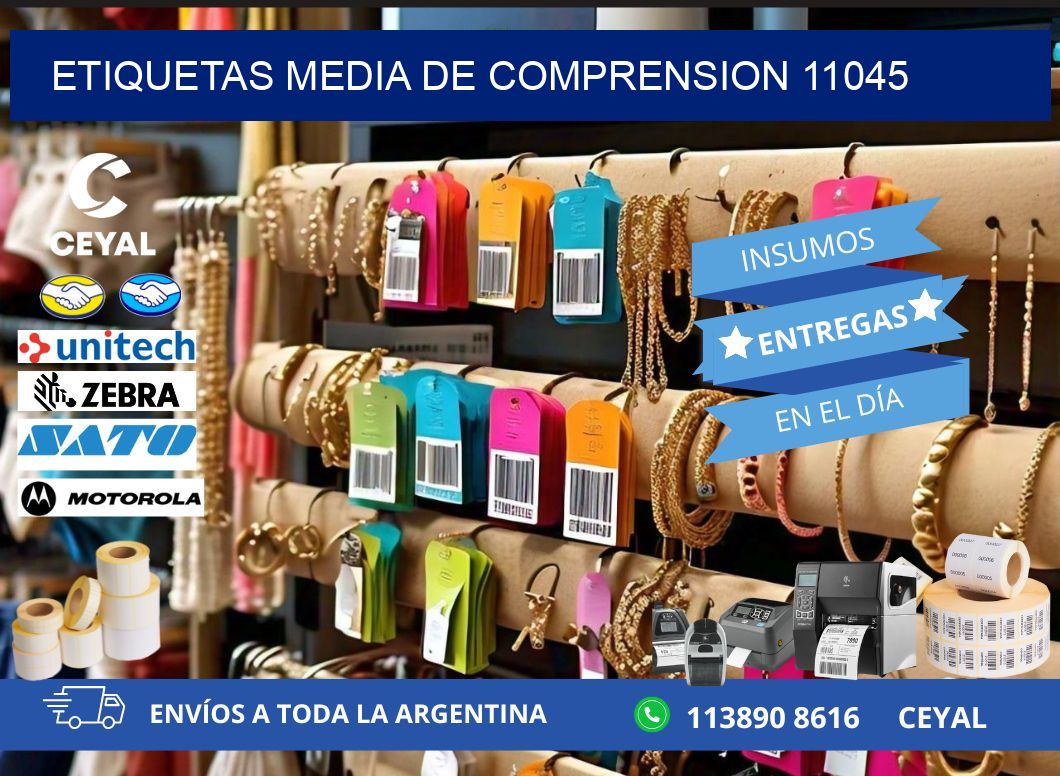 ETIQUETAS MEDIA DE COMPRENSION 11045