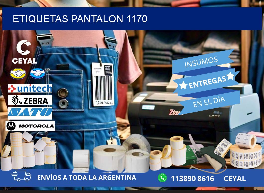 ETIQUETAS PANTALON 1170