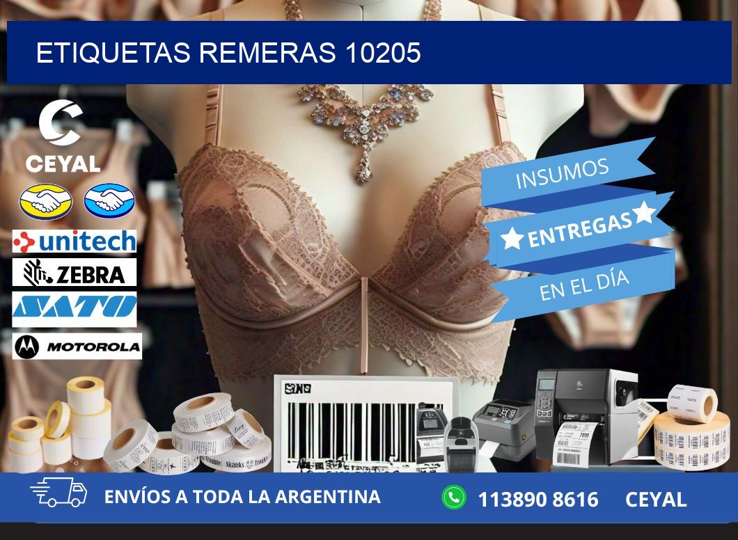 ETIQUETAS REMERAS 10205