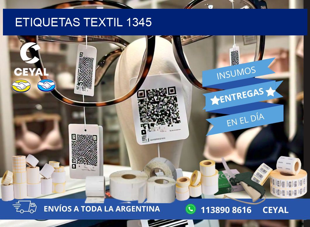 ETIQUETAS TEXTIL 1345