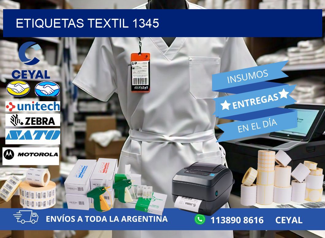 ETIQUETAS TEXTIL 1345