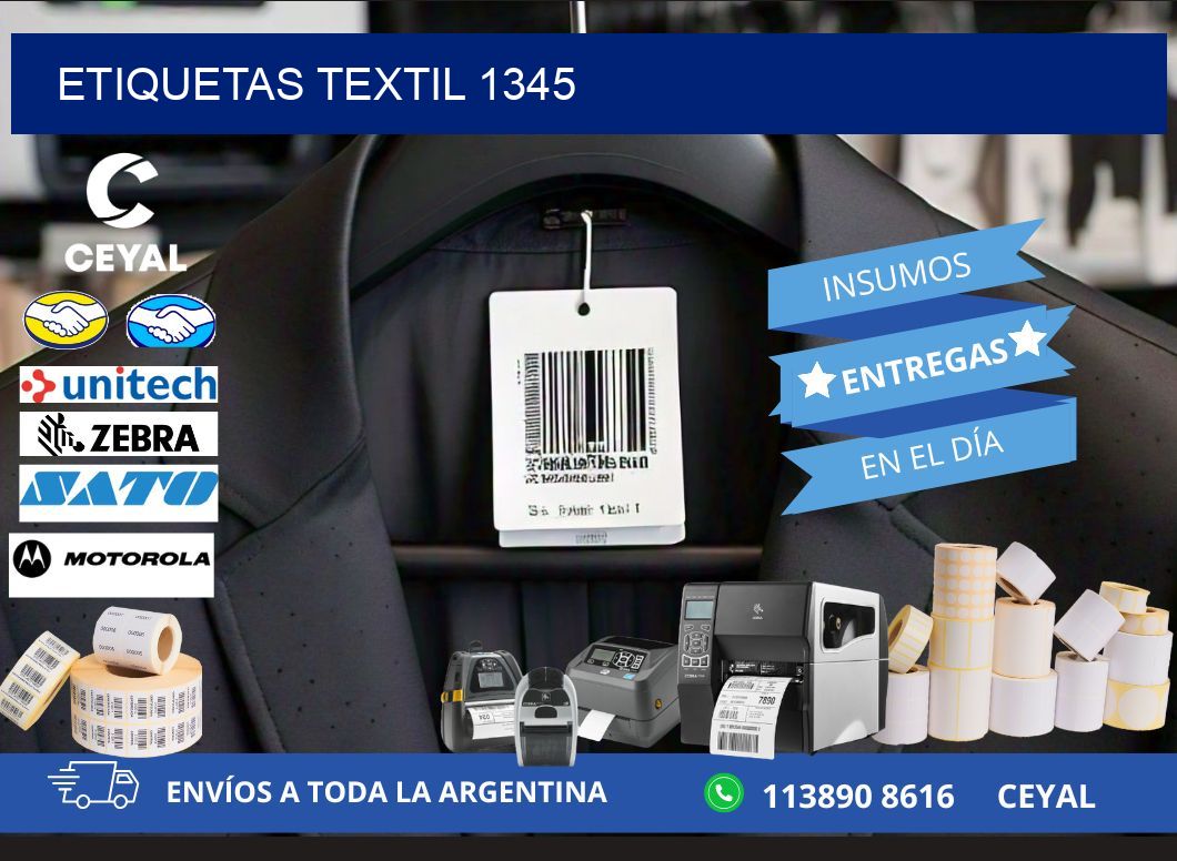 ETIQUETAS TEXTIL 1345