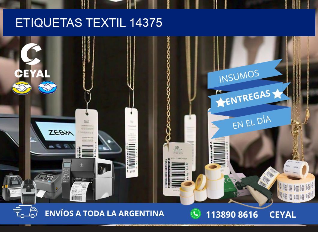 ETIQUETAS TEXTIL 14375