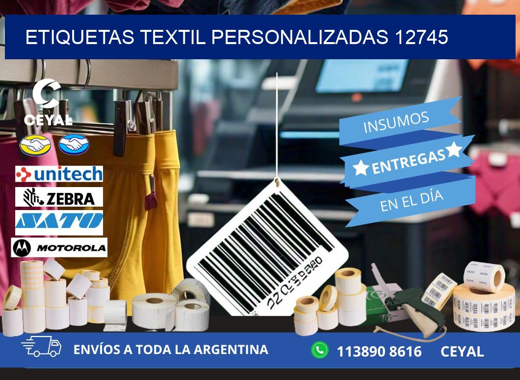 ETIQUETAS TEXTIL PERSONALIZADAS 12745