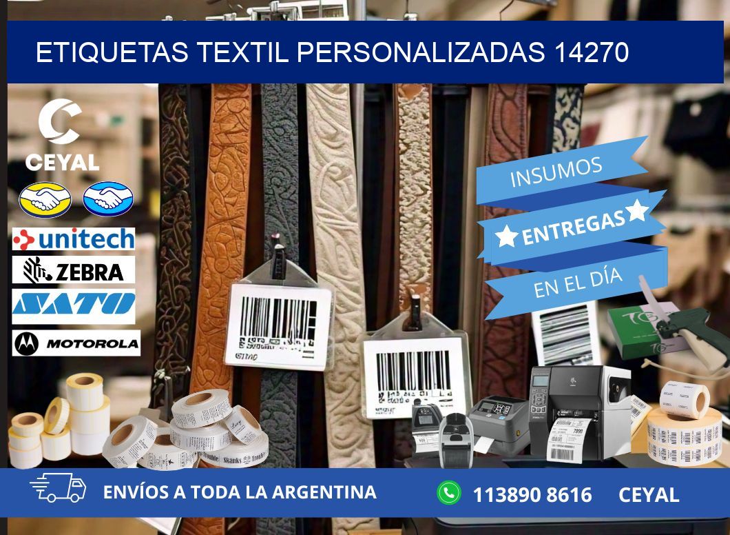 ETIQUETAS TEXTIL PERSONALIZADAS 14270