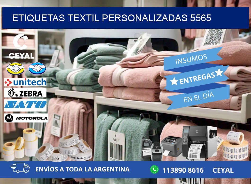 ETIQUETAS TEXTIL PERSONALIZADAS 5565