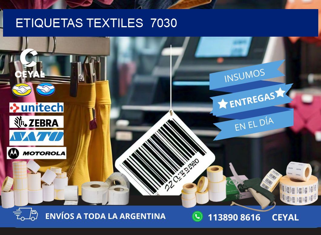 ETIQUETAS TEXTILES  7030