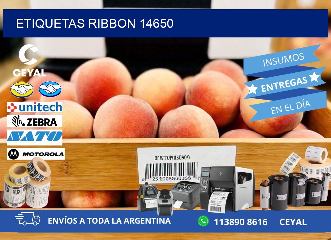 ETIQUETAS RIBBON 14650