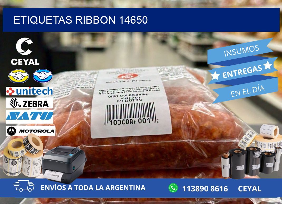 ETIQUETAS RIBBON 14650