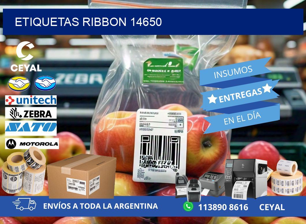 ETIQUETAS RIBBON 14650