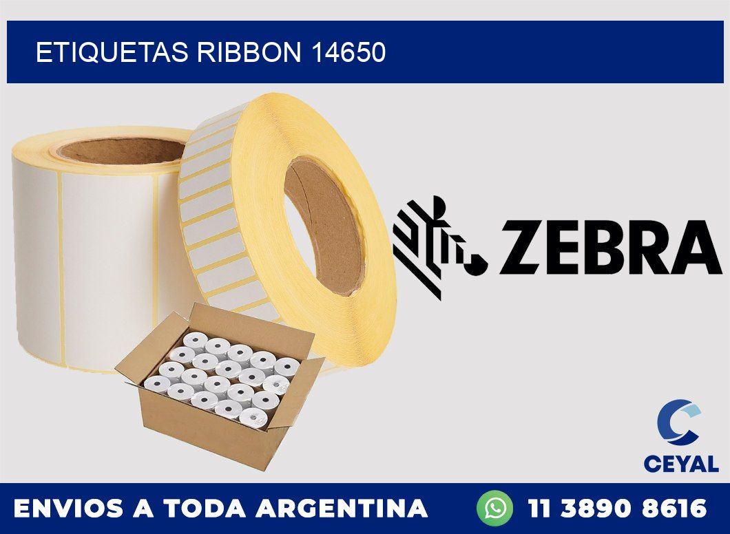 ETIQUETAS RIBBON 14650