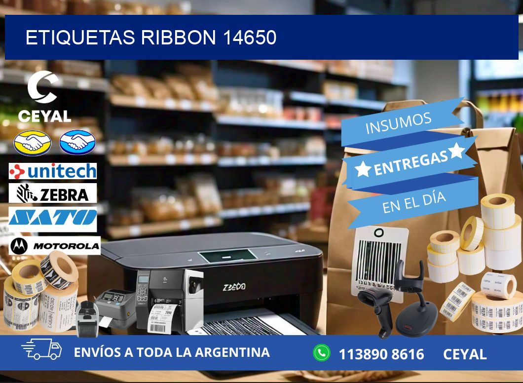 ETIQUETAS RIBBON 14650