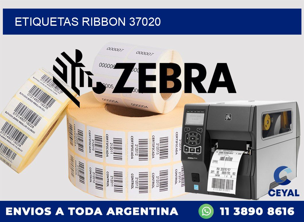 ETIQUETAS RIBBON 37020