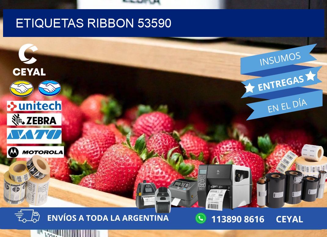 ETIQUETAS RIBBON 53590