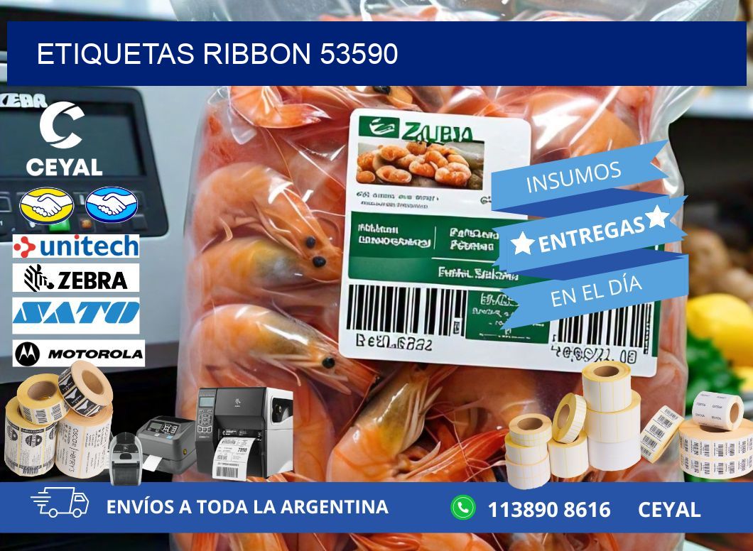 ETIQUETAS RIBBON 53590