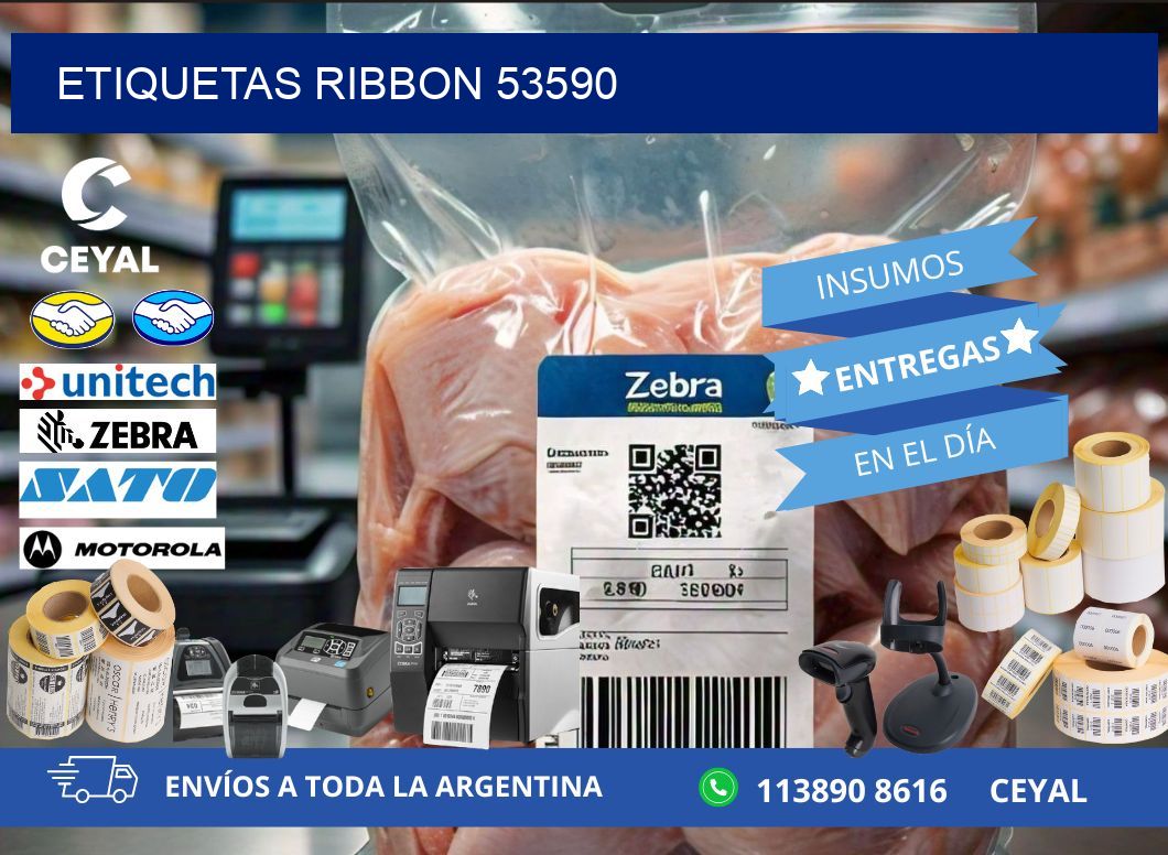 ETIQUETAS RIBBON 53590