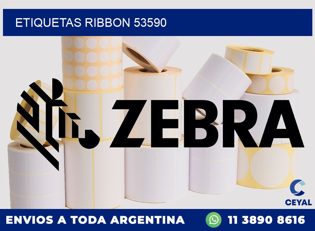 ETIQUETAS RIBBON 53590