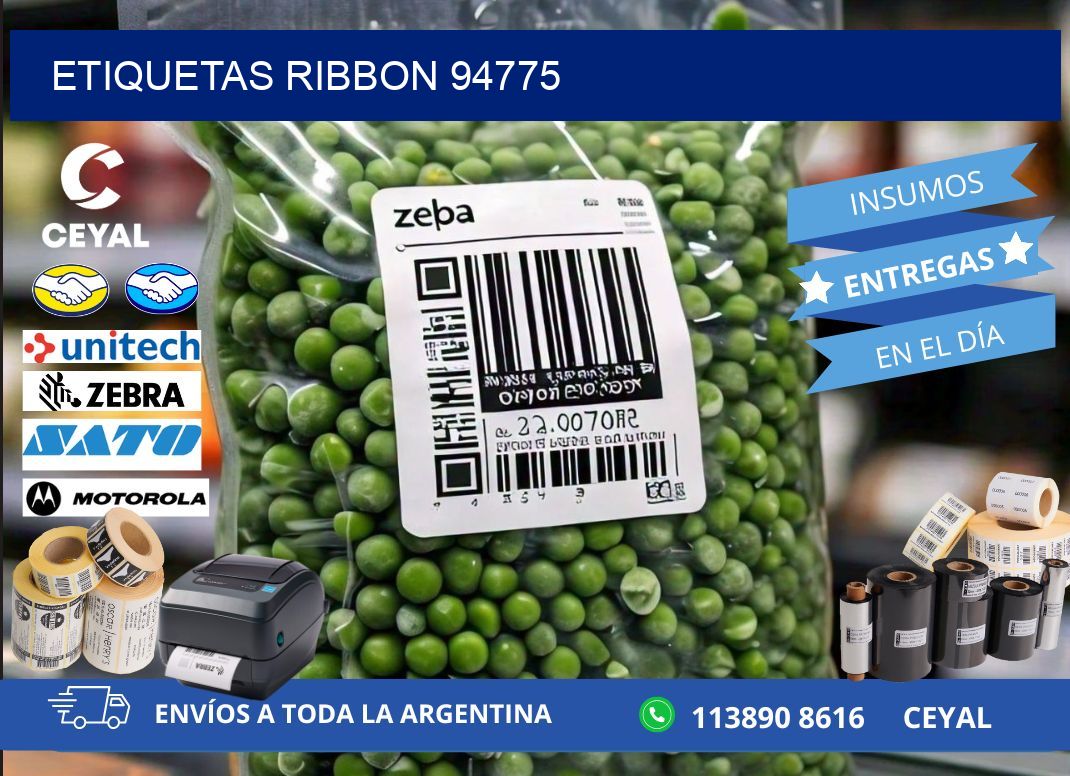 ETIQUETAS RIBBON 94775