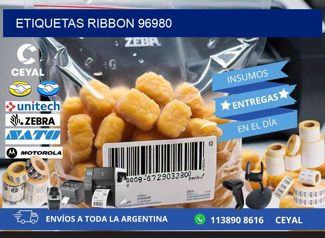 ETIQUETAS RIBBON 96980