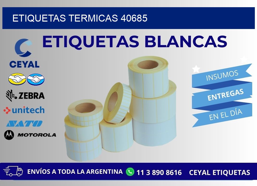 ETIQUETAS TERMICAS 40685