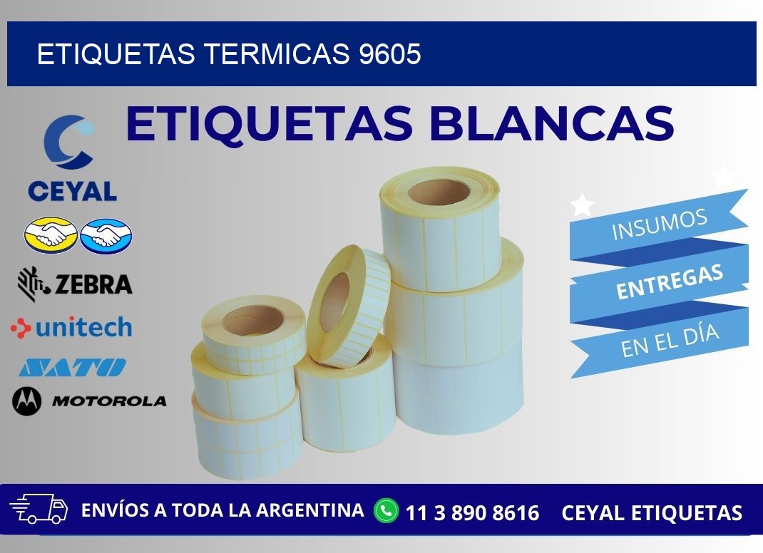 ETIQUETAS TERMICAS 9605