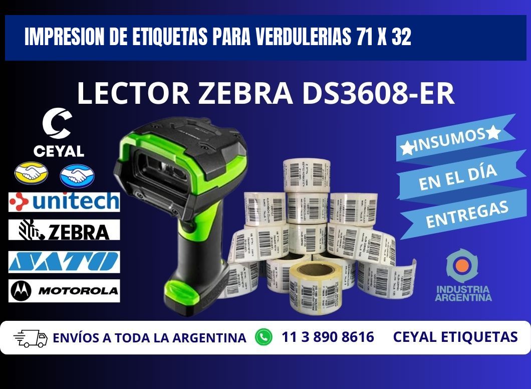 IMPRESION DE ETIQUETAS PARA VERDULERIAS 71 x 32