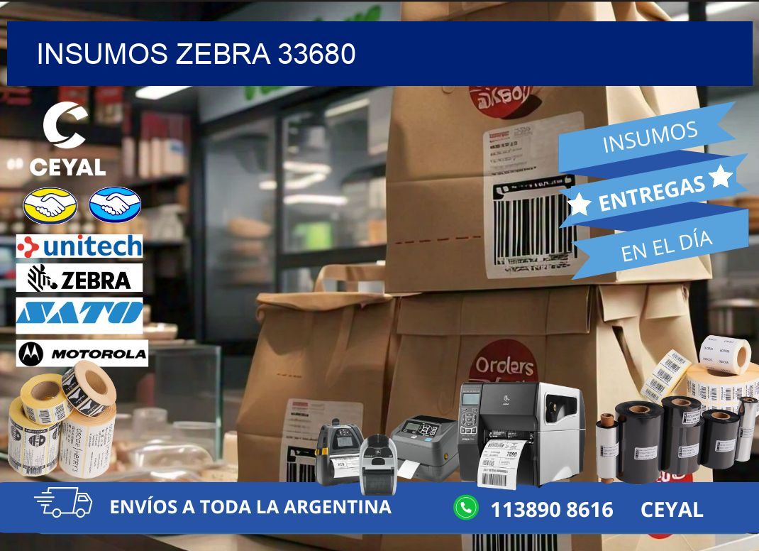 INSUMOS ZEBRA 33680