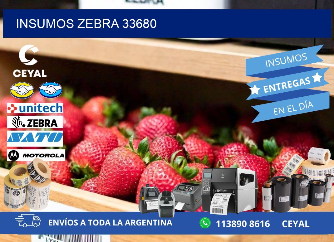 INSUMOS ZEBRA 33680