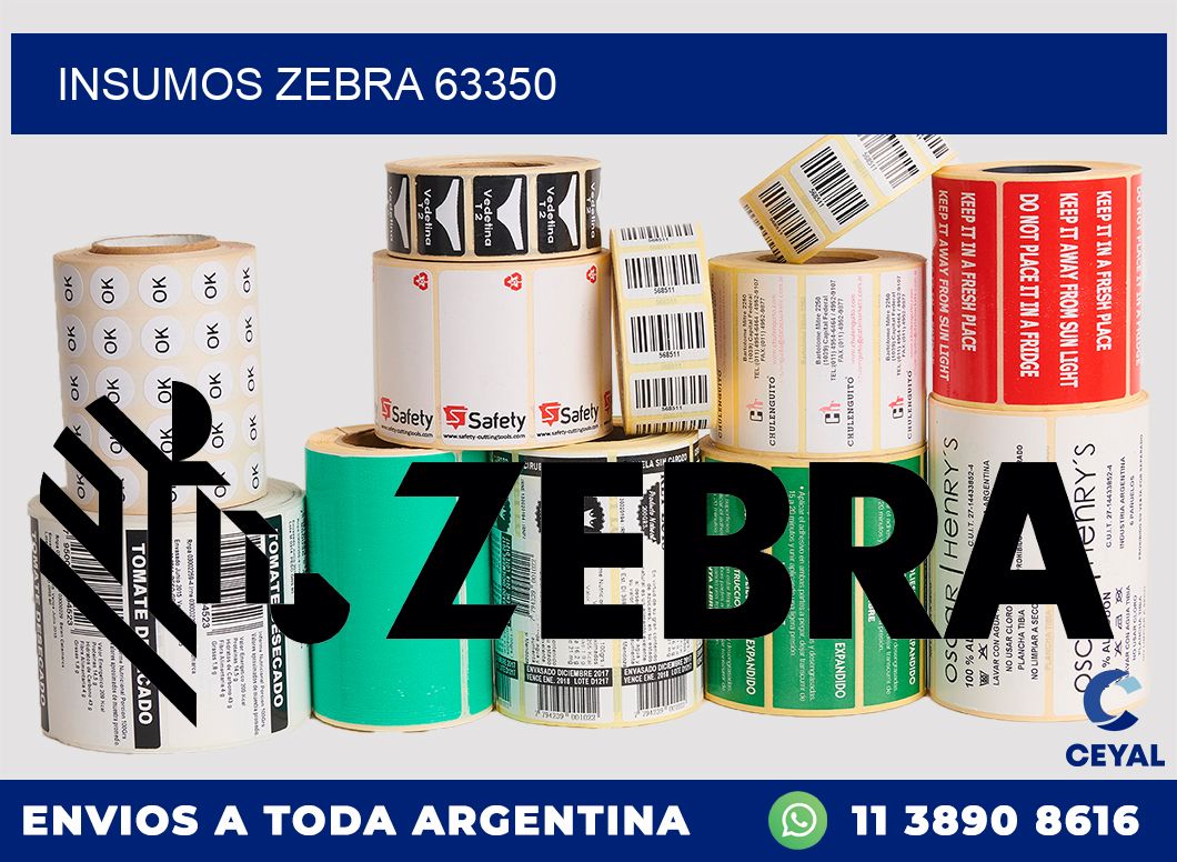 INSUMOS ZEBRA 63350