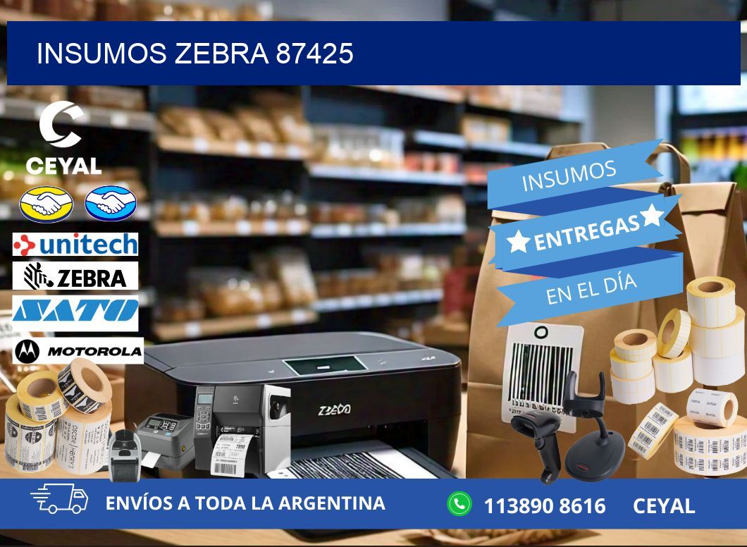 INSUMOS ZEBRA 87425