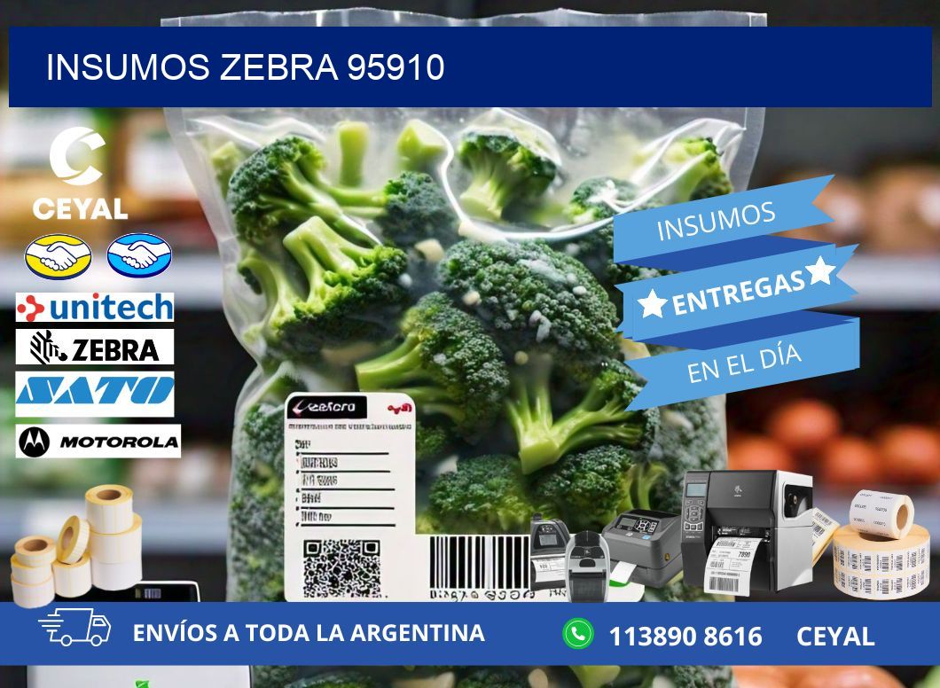 INSUMOS ZEBRA 95910