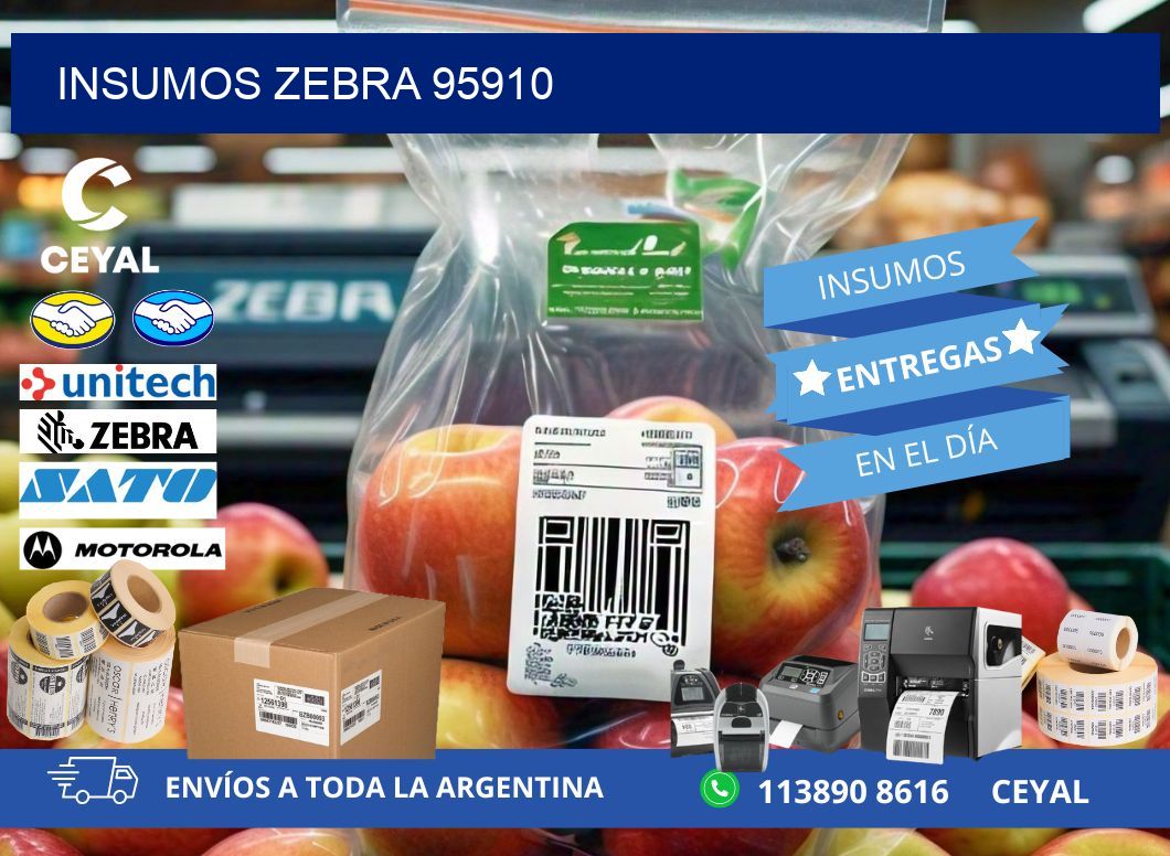 INSUMOS ZEBRA 95910