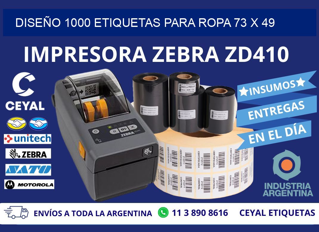 DISEÑO 1000 ETIQUETAS PARA ROPA 73 x 49