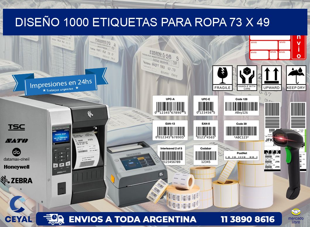 DISEÑO 1000 ETIQUETAS PARA ROPA 73 x 49