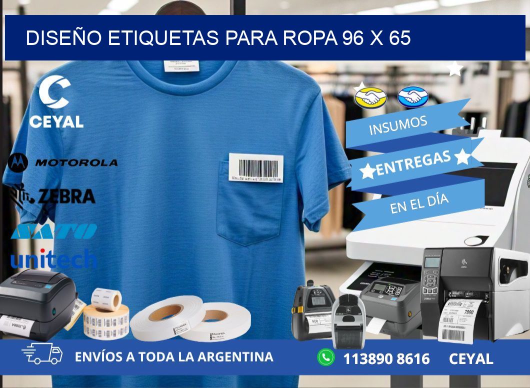 DISEÑO ETIQUETAS PARA ROPA 96 x 65