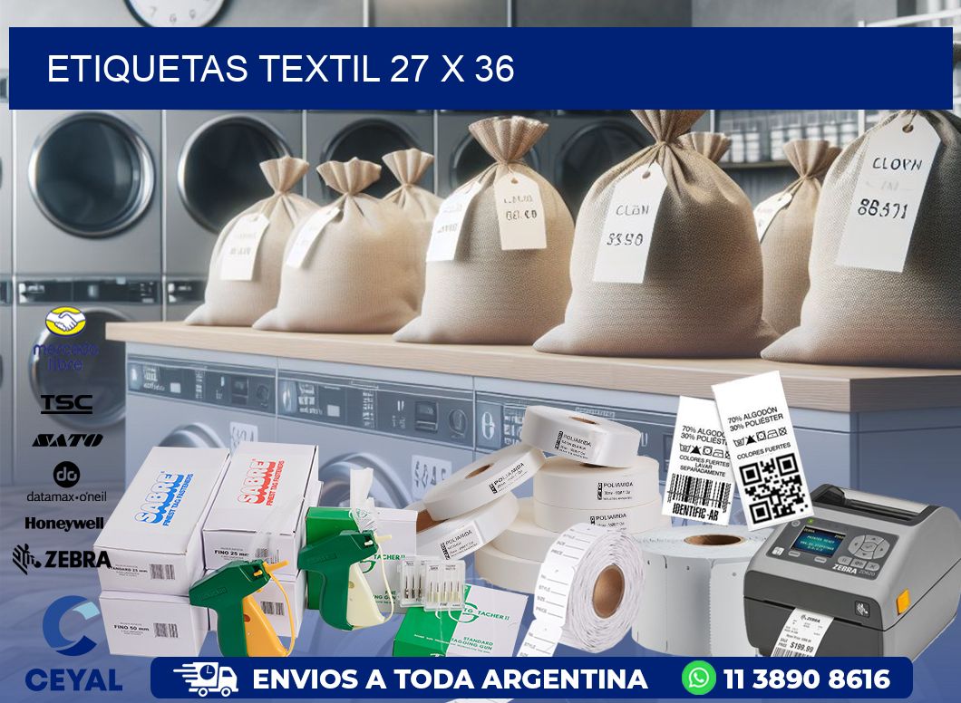 ETIQUETAS TEXTIL 27 x 36