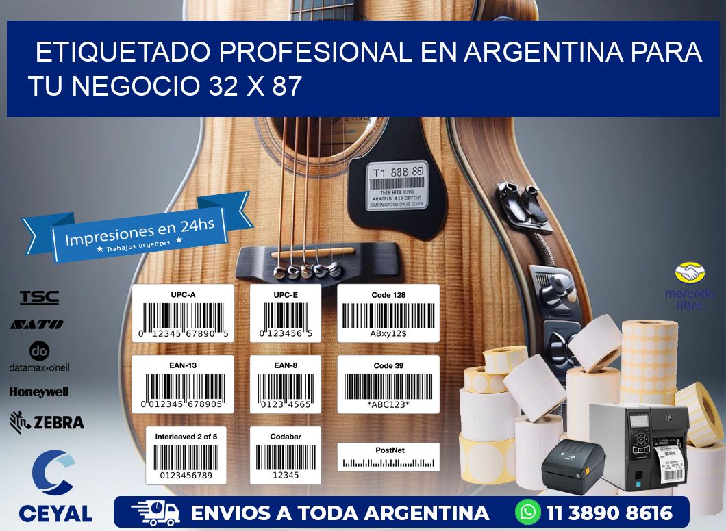 Etiquetado Profesional en Argentina para tu Negocio 32 x 87