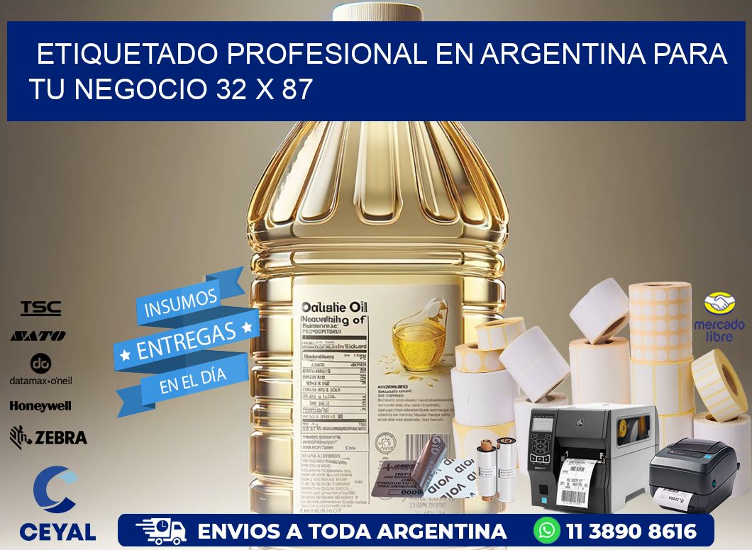 Etiquetado Profesional en Argentina para tu Negocio 32 x 87