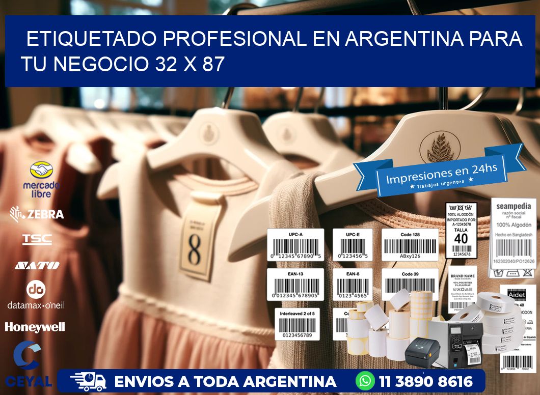 Etiquetado Profesional en Argentina para tu Negocio 32 x 87