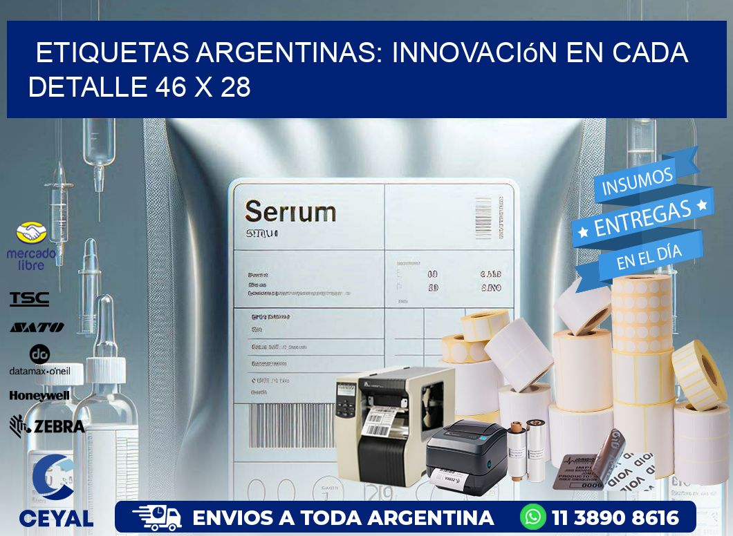 Etiquetas Argentinas: Innovación en Cada Detalle 46 x 28