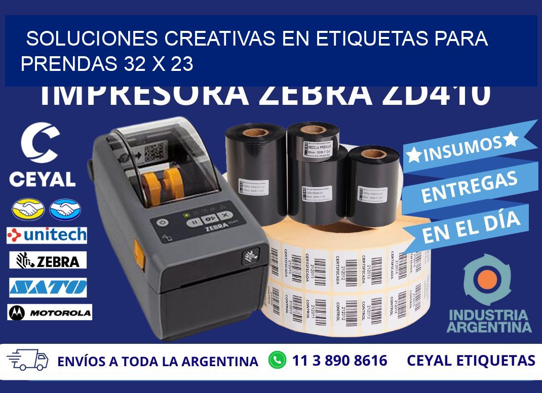 Soluciones Creativas en Etiquetas para Prendas 32 x 23