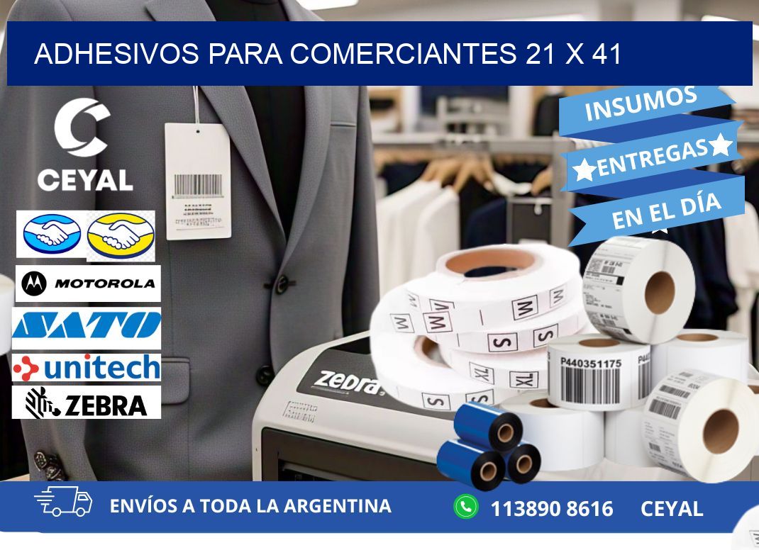 ADHESIVOS PARA COMERCIANTES 21 x 41